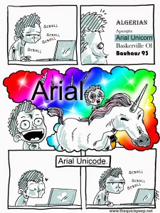 arial unicorn